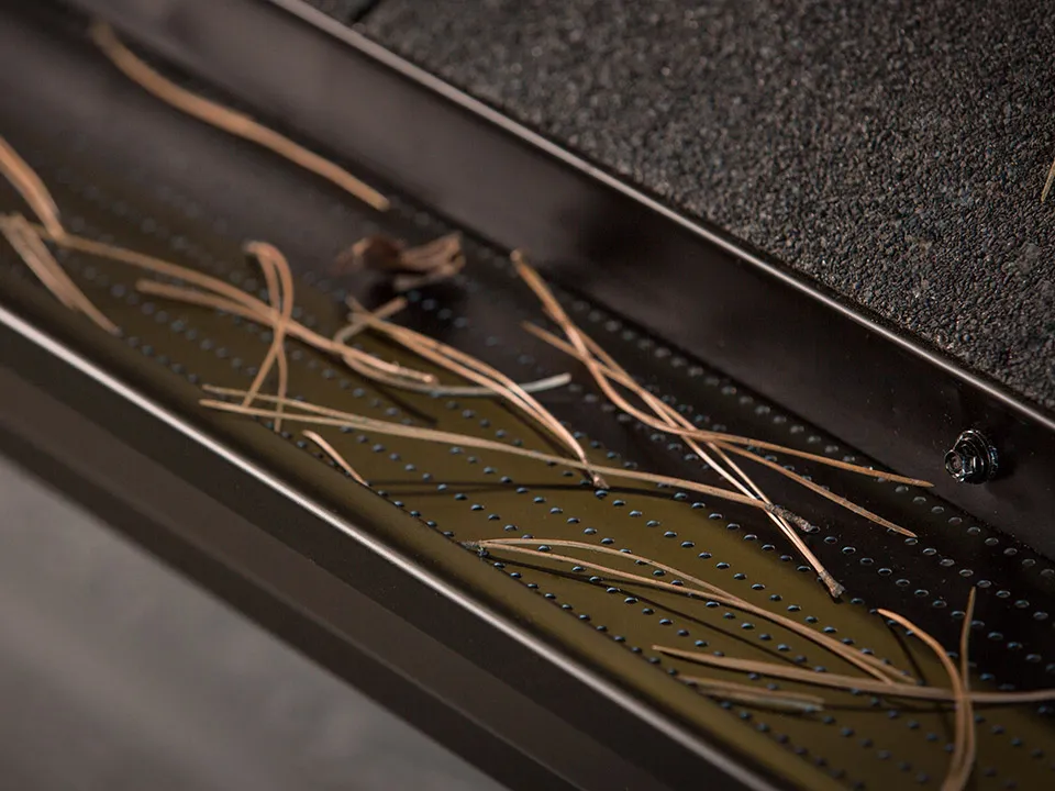 DoublePro® protection holding back debris — Island Eavestrough Solutions, Prince Edward Island